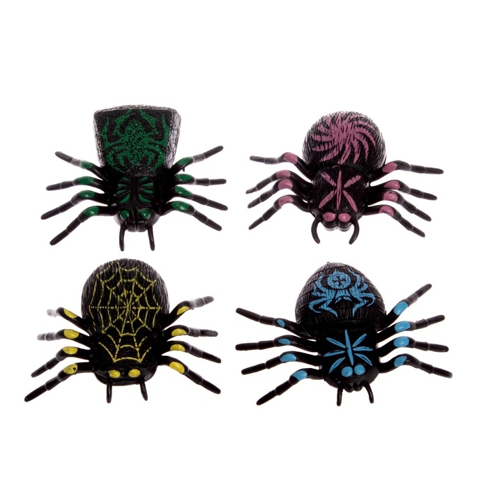 Липучка &laquo;Паук&raquo;, сползает по стеклу, цвета МИКС