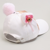 Кепка детская для девочки "Котик", аниме, с ушками, р-р 52-54, 5-7 лет Кепка детская для девочки "Котик", аниме, с ушками, р-р 52-54, 5-7 лет