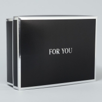 Коробка подарочная складная, упаковка, &laquo;For you&raquo;, 21 х 15 х 7 см