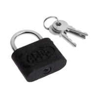 Замок навесной, материал корпуса чугун 50 мм, черный, 1 шт. Замок навесной, материал корпуса чугун 50 мм, черный, 1 шт.