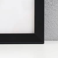 Фоторамка пластик "МИРАМ" 20х30 см, 641877-8, чёрный (пластиковый экран)