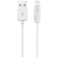 Кабель Hoco X1, Lightning - USB, 2.4 А, 3 м, белый Кабель Hoco X1, Lightning - USB, 2.4 А, 3 м, белый