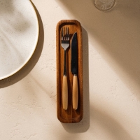 Подставка из дуба для столовых приборов и специй Sima-Land Home &laquo;Ариль&raquo;, 27&times;7&times;2 см