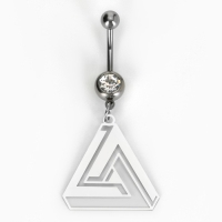 Пирсинг для пупка &laquo;Будь собой&raquo;, 5 х 2 см