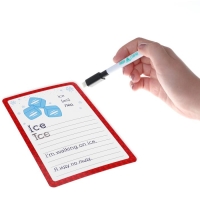 Новогодний развивающий набор &laquo;Новый год: Учимся писать. New year&raquo;, 15 карт, маркер, 4+