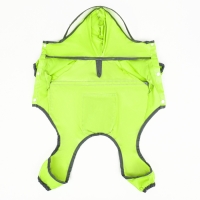 Комбинезон для собак, демисезонный с козырьком, размер S (ДС 28, Ог 41, ОШ 31 см), зелёный Комбинезон для собак, демисезонный с козырьком, размер S (ДС 28, Ог 41, ОШ 31 см), зелёный