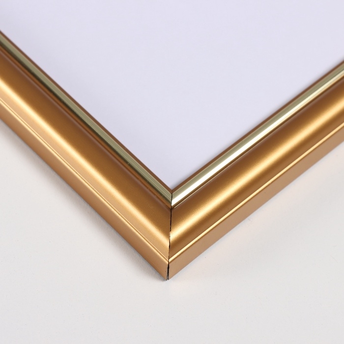 Фоторамка пластик "Пиксель" 40х50 см, золото