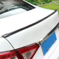 Спойлер для автомобиля, 4,5&times;150 см, универсальный, под карбон, черный