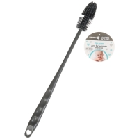 Ёршик для бутылочек и сосок силиконовый, цвет серый, 32,5 см, Крошка Я