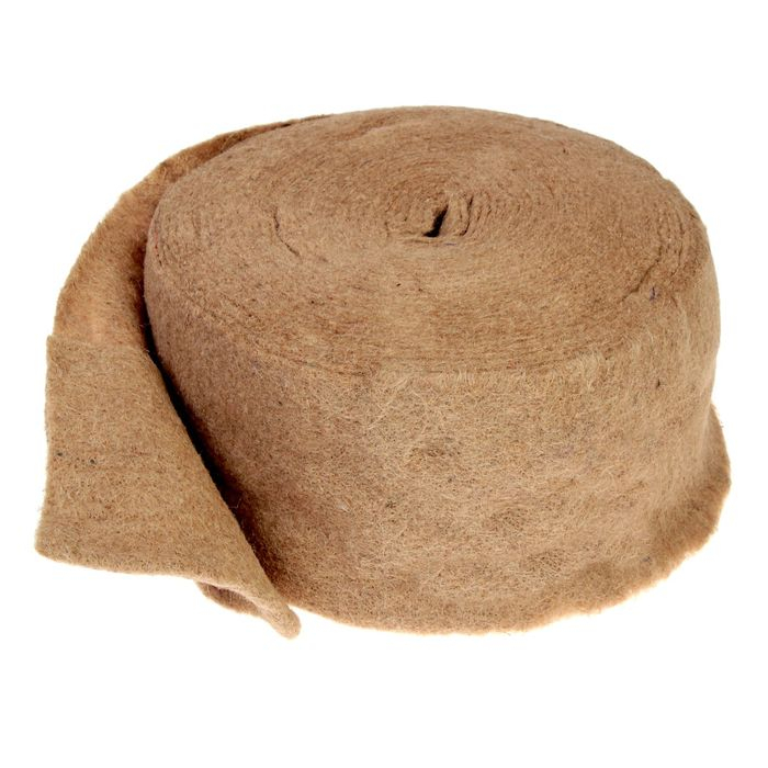 Джут межвенцовый утеплитель (Пряжа техническая) Евроджут 8-10мм* 150мм, (20м) Джут межвенцовый утеплитель (Пряжа техническая) Евроджут 8-10мм* 150мм, (20м)