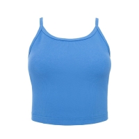 Майка укороченная женская MINAKU: Basic line цвет голубой, р-р 44 Майка укороченная женская MINAKU: Basic line цвет голубой, р-р 44