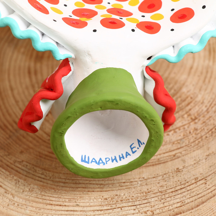 Дымковская игрушка "Индюк"