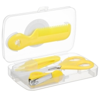 Набор по уходу за ребенком, 5 предметов (расческа, пинцет, ножницы, книпсер, пилка), цвет желтый 6 Набор по уходу за ребенком, 5 предметов (расческа, пинцет, ножницы, книпсер, пилка), цвет желтый 6