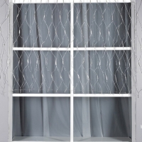 Гирлянда &laquo;Сеть&raquo; 1.2 &times; 1.5 м, IP44, УМС, прозрачная нить, 36 LED, свечение тёплое белое, мерцание белым 24 В