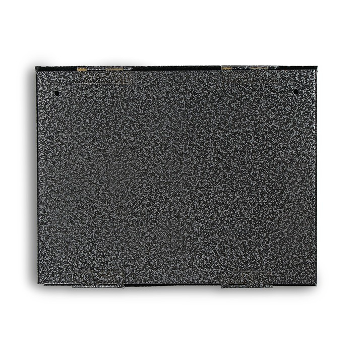 Ящик почтовый с замком, горизонтальный &laquo;Широкий&raquo;, серебристый