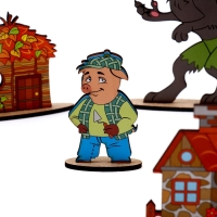 Кукольный театр сказки на столе &laquo;Три поросёнка&raquo;