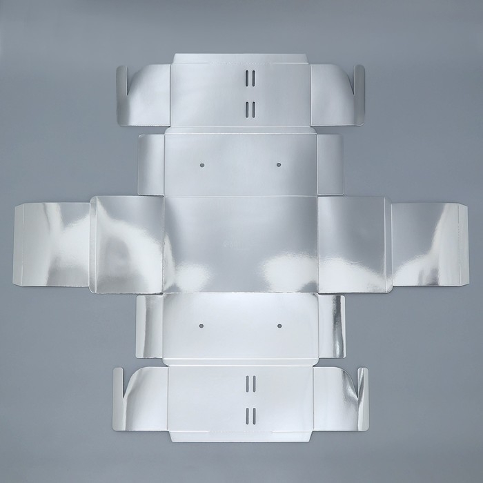 Коробка подарочная складная, упаковка, &laquo;Серебро&raquo;, 23 х 15 х 10 см