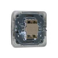 Выключатель Luazon Lighting "Орион", 10 А, 1 клавиша, скрытый, серебристый