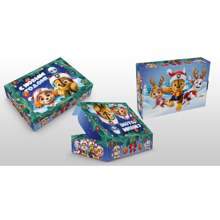 Коробка подарочная, 21х15х5 см, Щенячий патруль