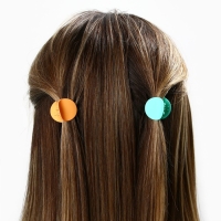 Краб для волос &laquo;Happy people&raquo;, набор 6 шт, 2.5 х 2.5 х 1.5 см