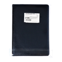 Ежедневник недатированный, обложка ПВХ, формат А5, 140 л, клетка, металлик Синий Ежедневник недатированный, обложка ПВХ, формат А5, 140 л, клетка, металлик Синий