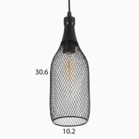 Люстра "Бокал" 1х60Вт Е27 Чёрный