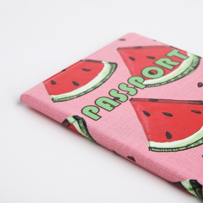 Обложка для паспорта, цвет розовый