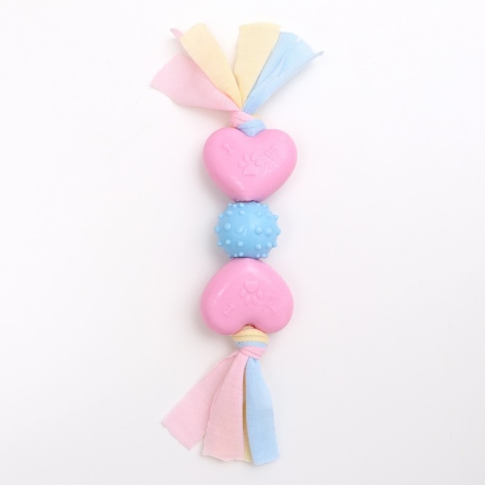 Игрушка жевательная Пижон Premium на верёвке, 3 элемента, термопластичная резина, микс Игрушка жевательная Пижон Premium на верёвке, 3 элемента, термопластичная резина, микс