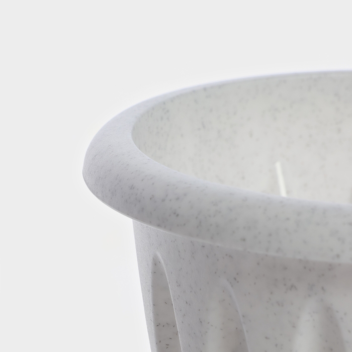 Горшок с поддоном &laquo;Фелиция&raquo;, 1,8 л, цвет мраморный