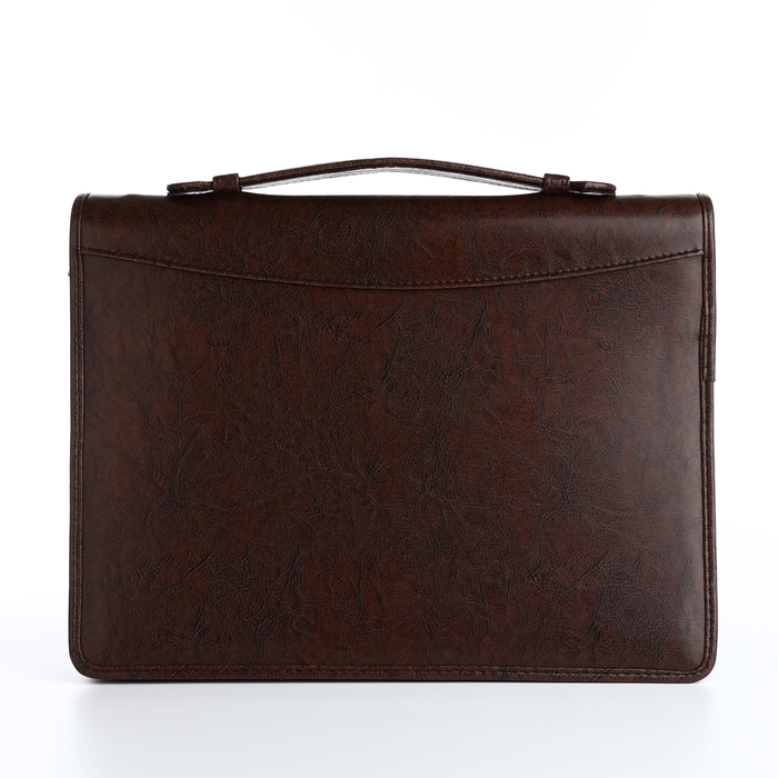 Папка для документов &laquo;Алекс&raquo;, цвет коричневый