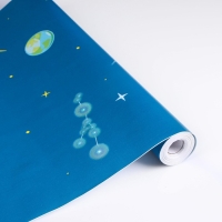 Пленка самоклеящаяся "Космос" 10м*45см Пленка самоклеящаяся "Космос" 10м*45см