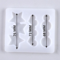 Форма силиконовая универсальная &laquo;Заколка&raquo;, 3 вида заколки