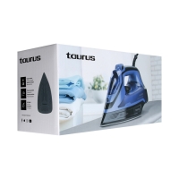 Утюг Taurus Quios 3000, керамическая подошва, 3000 Вт, 45 г/мин, 290 мл, чёрно-синий