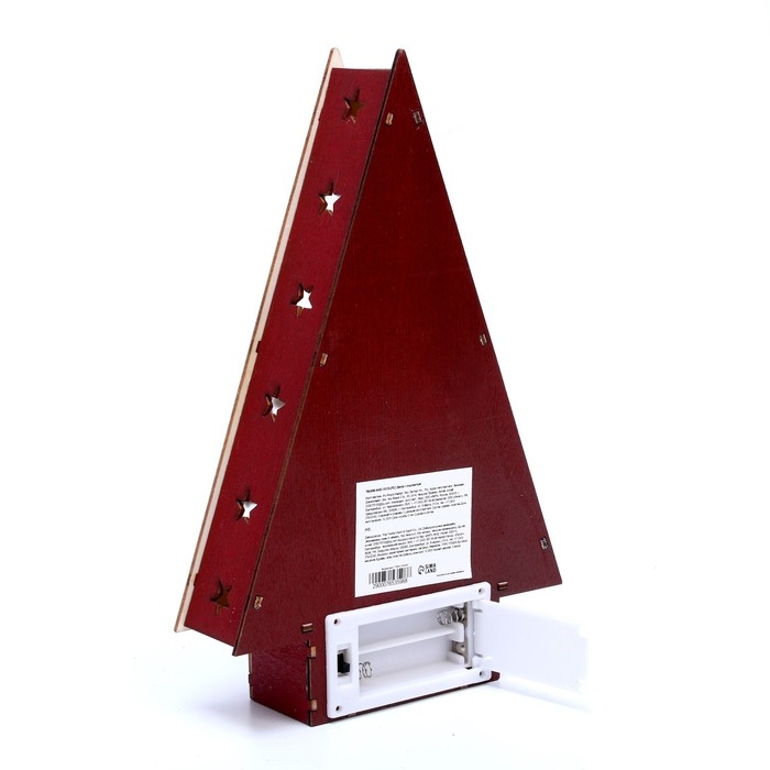 Новогодний декор с подсветкой &laquo;С новым годом&raquo; 14 &times; 4 &times; 22,5 см