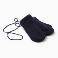 Варежки детские MINAKU, цвет темно-синий, 18 см Варежки детские MINAKU, цвет темно-синий, 18 см