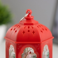 Ночник "Огонек" LED 1Вт 3хAG13 красный 8,5х8,5х13см RISALUX Ночник "Огонек" LED 1Вт 3хAG13 красный 8,5х8,5х13см RISALUX