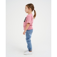 Футболка детская KAFTAN "Как мама" р.34 (122-128), розовый Футболка детская KAFTAN "Как мама" р.34 (122-128), розовый