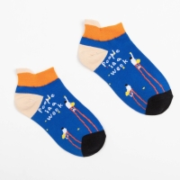 Носки женские MINAKU &laquo;Модерн&raquo;, цвет синий, размер 36-41 (23-27 см)