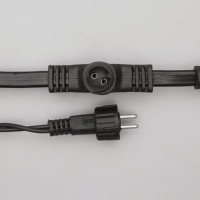 Гирлянда &laquo;Занавес&raquo; 2 &times; 6 м, IP44, УМС, тёмная нить, 1440 LED, свечение тёплое белое, 220 В