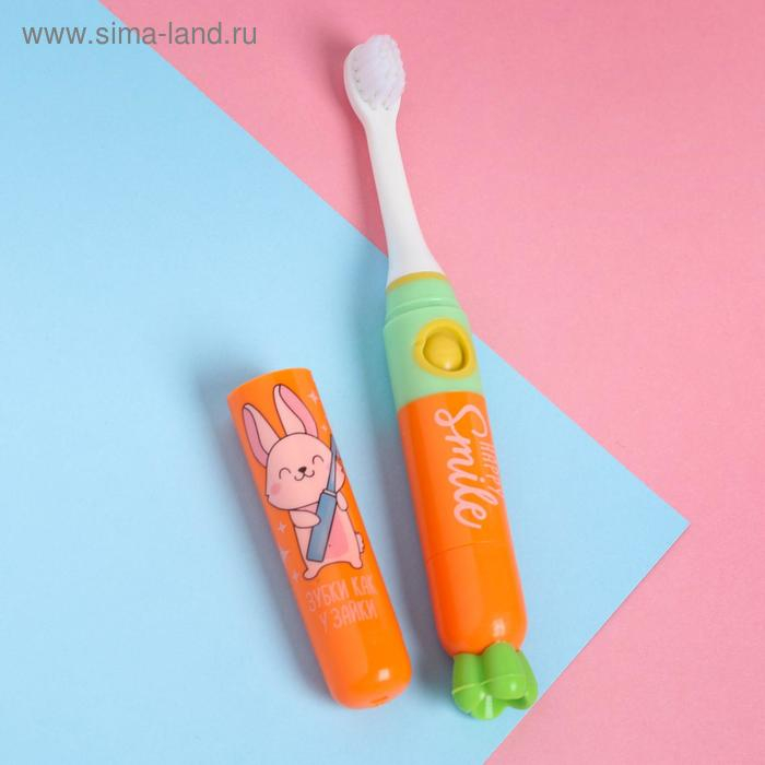 Зубная щётка детская электрическая&laquo;На страже чистоты и милоты&raquo;, LP-003, 19,2 х 5,5 см.