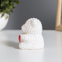 Ночник "Мишка с сердцем" 2Вт LED LR44 белый 4,5х6х7см Ночник "Мишка с сердцем" 2Вт LED LR44 белый 4,5х6х7см