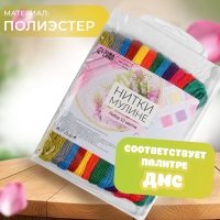 Набор ниток мулине №5, 8 ± 1 м, 12 шт Набор ниток мулине №5, 8 ± 1 м, 12 шт