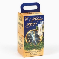 Подарочный набор новогодний &laquo;С новым годом&raquo;: чай, конфеты