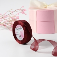 Лента капроновая, 20 мм, 20 ± 1 м, цвет красно-коричневый №48 Лента капроновая, 20 мм, 20 ± 1 м, цвет красно-коричневый №48