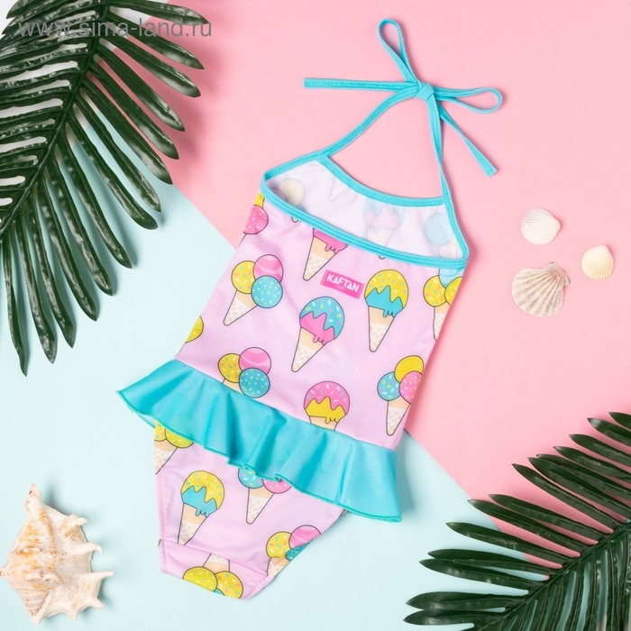 Купальник для девочки KAFTAN &laquo;Мороженки&raquo;, рост 98-104 см (30), цвет розовый