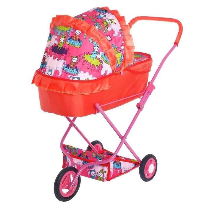 Коляска кукольная № 10, цвета МИКС