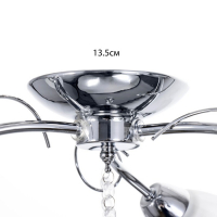 Люстра "Адель" 3x40Вт E27 хром 48х46х17 см Люстра "Адель" 3x40Вт E27 хром 48х46х17 см