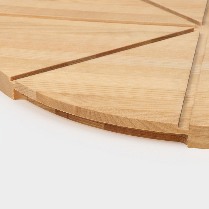 Доска для пиццы с потайными ручками Adelica «Итальяно», d=40 см, берёза Доска для пиццы с потайными ручками Adelica «Итальяно», d=40 см, берёза