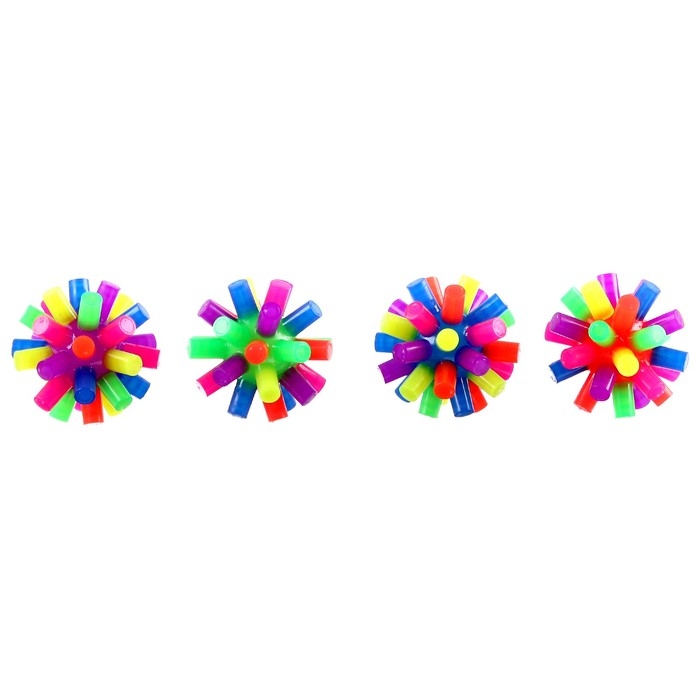 Мяч световой &laquo;Трубочки&raquo;, цвета МИКС