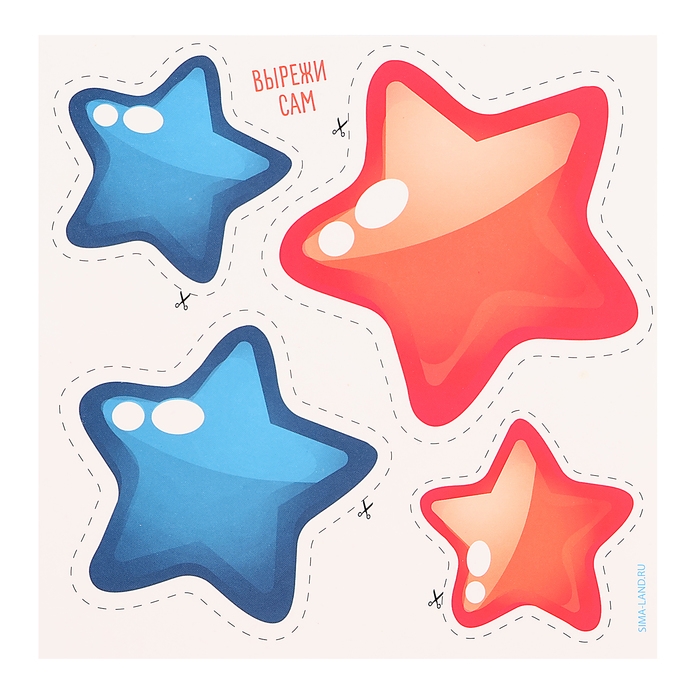 Декор на стену &laquo;Тачки&raquo;, 5 карточек в комплекте